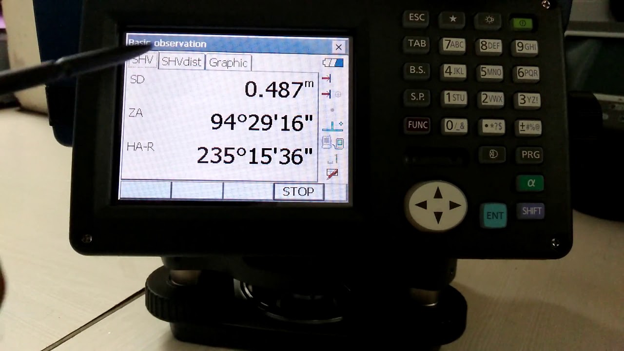 Sokkia FX Initial Setup