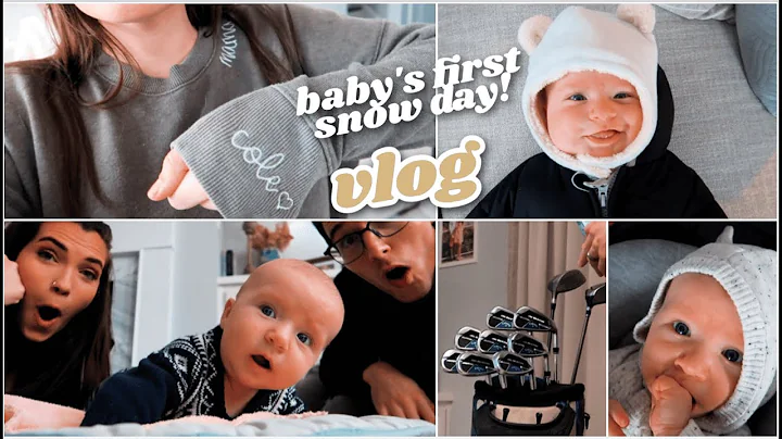 VLOG || COLE'S FIRST SNOW DAY + his first vaccines...