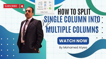 How to Split a single column into multiple columns in EXCEL