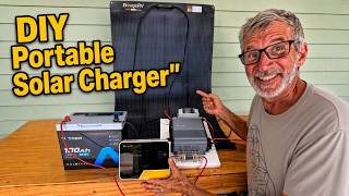 DIY Portable Solar Battery Charger with a 200W Flexible Panel #bougerv #solarpanel #solarsystem