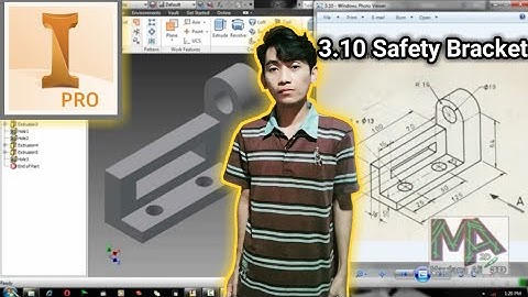 Tutorial Inventor 2013 - 3.10 Safety Bracket