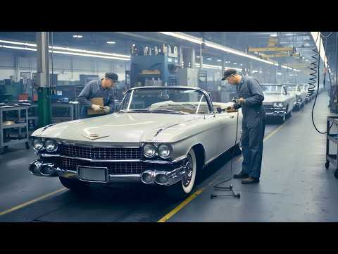 Inside the 1957 Cadillac Eldorado Biarritz Factory: From Raw Steel