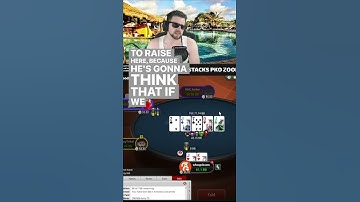 🤯💥 How to induce a shove in a PKO!  #poker #pokerstrategy #pokerstars  #pko #twitchpoker #shorts