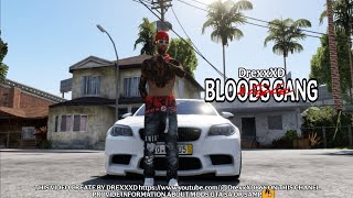 SHARE MOD SKIN GANGSTER BLOODS V2 #gtasa #MODSKINGANGSTER #samp #modskinfivemtamvan 