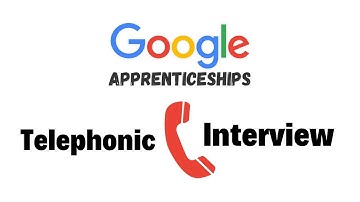 google apprenticeship telephonic interview || google apprenticeships || thewodm