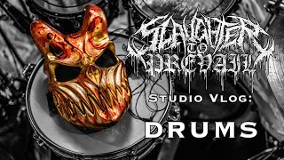 Slaughter To Prevail New Album Studio Vlog - Drums (Eng Subs)