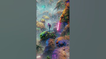 alien habitat exploration | AI trip | trippy visuals | psychedelic #shorts