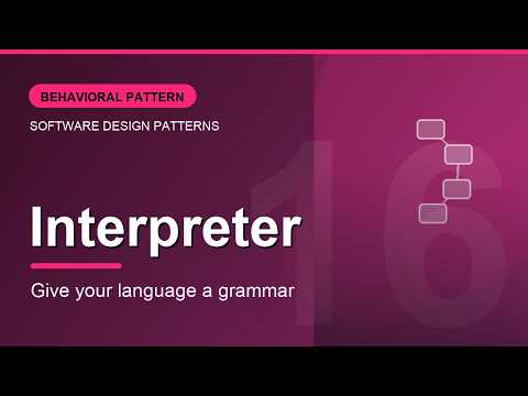 Interpreter Design Pattern Explained | Give Your Own Language a Grammar