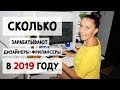 СКОЛЬКО ЗАРАБАТЫВАЮТ ДИЗАЙНЕРЫ-ФРИЛАНСЕРЫ в 2019 году ?