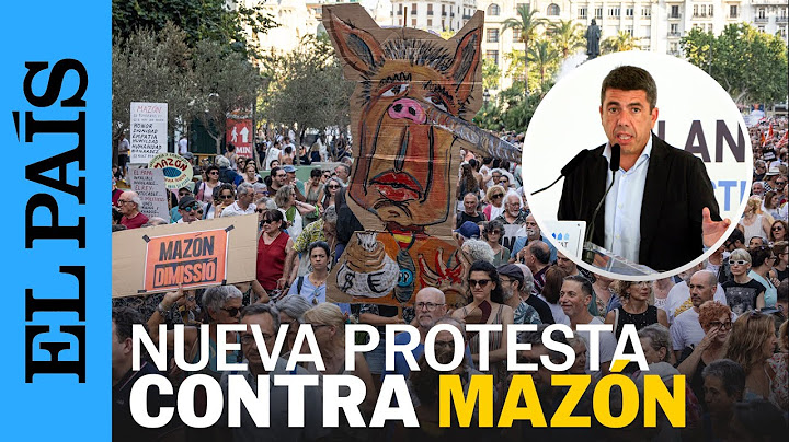 DANA VALENCIA | Octava manifestación en Valencia para pedir la dimisión de Mazón | EL PAÍS