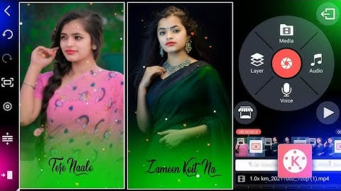 How To Edit Full Screen Whatsapp Status Video in Kinemaster App