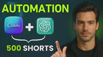 Bulk Create 500 MONETIZABLE YouTube Shorts In 5 Min (ChatGPT + Canva)