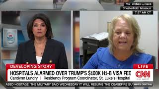 Hospitals hit hard by H1B visa fees