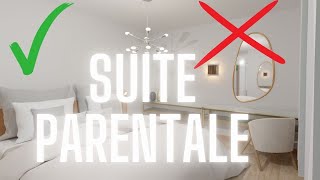 Comment aménager une suite parentale avec dressing et salle de bain 5 plans et visualisation 3D
