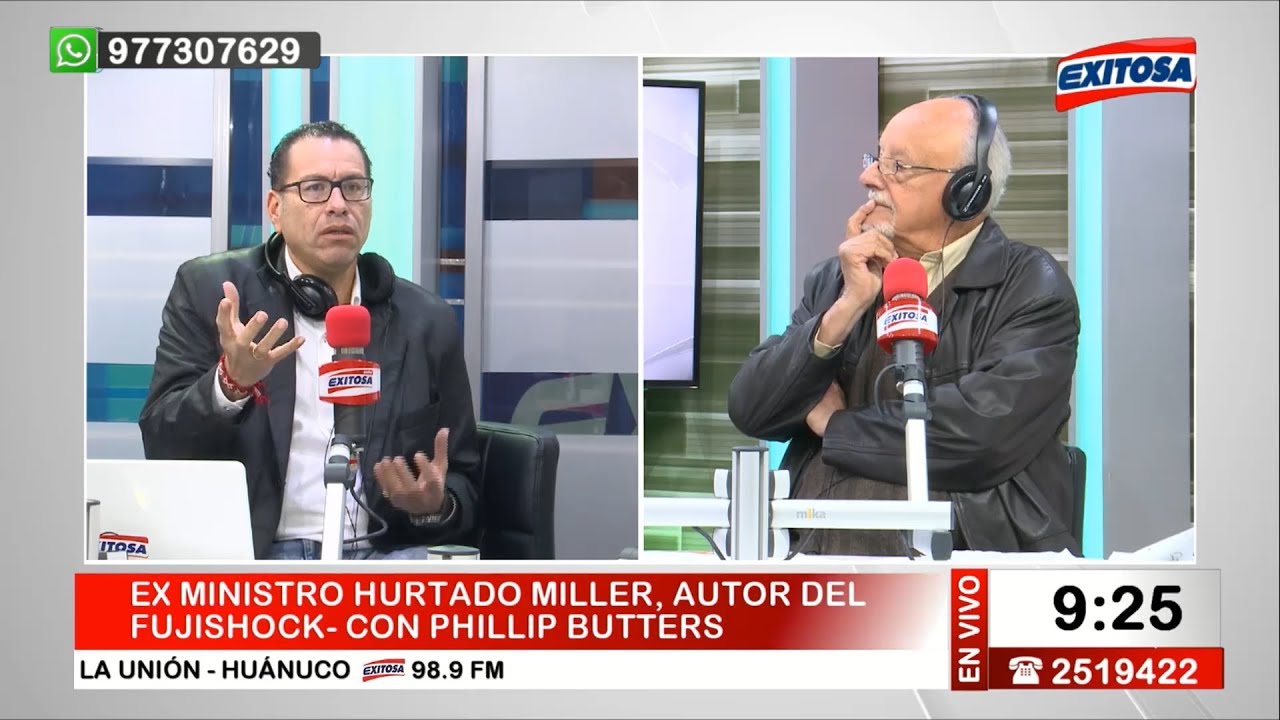 Phillip Butters en candente entrevista a Hurtado Miller