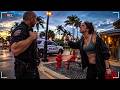 Aggressive Woman Keeps Pushing Officers: Cops Lose Patience