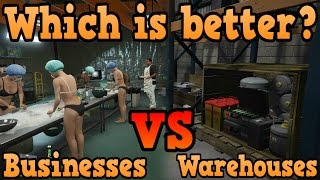 GTA online guides - MC Business vs CEO Warehouses