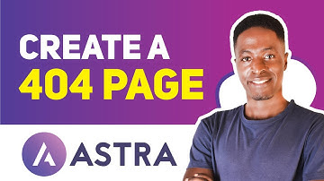 HOW TO CREATE A CUSTOM 404 ERROR PAGE WITH ASTRA PRO AND ELEMENTOR