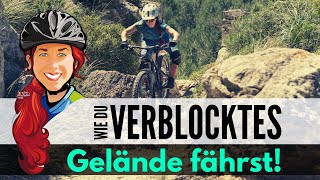 VERBLOCKTES, stufiges Gelände fahren (Deutsch) Häufige MTB-Fahrtechnik Fehler | Downhill Ochsenkopf