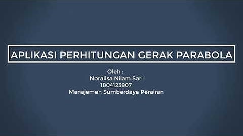 CARA MEMBUAT PERHITUNGAN GERAK PARABOLA DENGAN MENGGUNAKAN APLIKASI GUIDE MATLAB