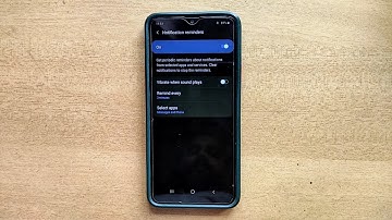 How To Turn Off Notification Reminders Vibrate When Sound Plays In Samsung Galaxy Mobile