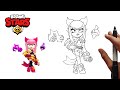 Drawing new brawler melodie  brawl stars