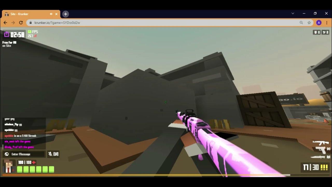 How to Find And Destroy The Brick Wall In Krunker.io (Site Map) YouTube