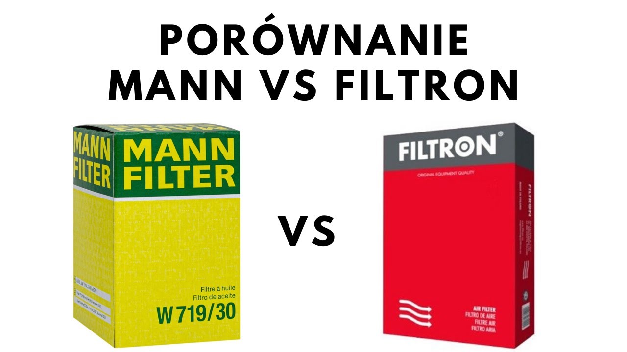 light's Line of sight home Porównanie filtrów Mann VS Filtron - cena, jakość? - YouTube