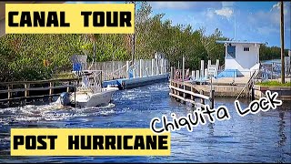 Cape Coral Canal Tour  after Hurricane Ian