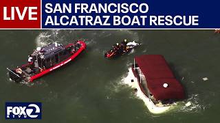 LIVE: Boat fire near San Francisco's Alcatraz, US Coast Guard rescue underway | KTVU