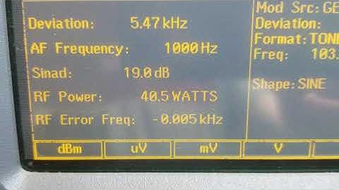 Vertex VXR9000 VHF Repeater Performance Test @ 147MHz