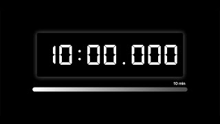 Stopwatch 10 Min | Count Down Timer | With Alarm | White screenshot 1