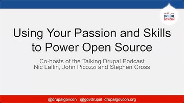 KEYNOTE: Using Your Passion and Skills to Power Open Source