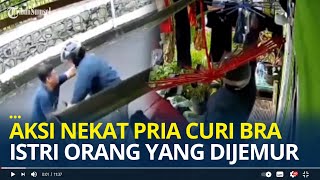 Pria Terciduk Maling Bra Istri Orang, Pas Bajunya Dibuka, Warga Malah Ketawa Karena Ini