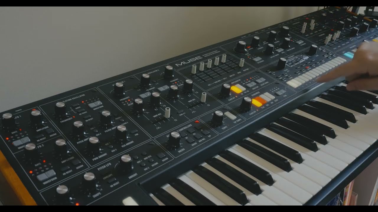 Moog Muse - modulating Diffusion Delay parameters in firmware 1.4.0