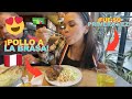 🍗🍟 MI HERMANA 🇻🇪 REACCIONA AL POLLO A LA BRASA PERUANO 🇵🇪 ¿LE GUSTO? 🤔| #VenezolanoEnPerú