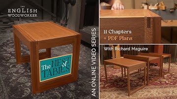 The Nest of Tables - Woodworking Project Build
