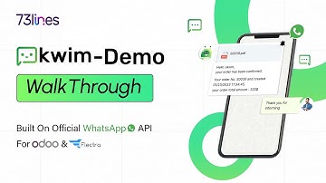 KWIM Demo-WalkThrough | Built on Official WhatsApp Business API for Odoo and Flectra