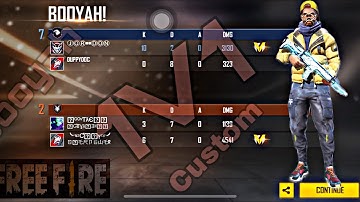 FREE FIRE CLASH SQUAD CUSTOM 1V1 WITH FRIENDS ( Part 1) ☠️ /*EPIC*