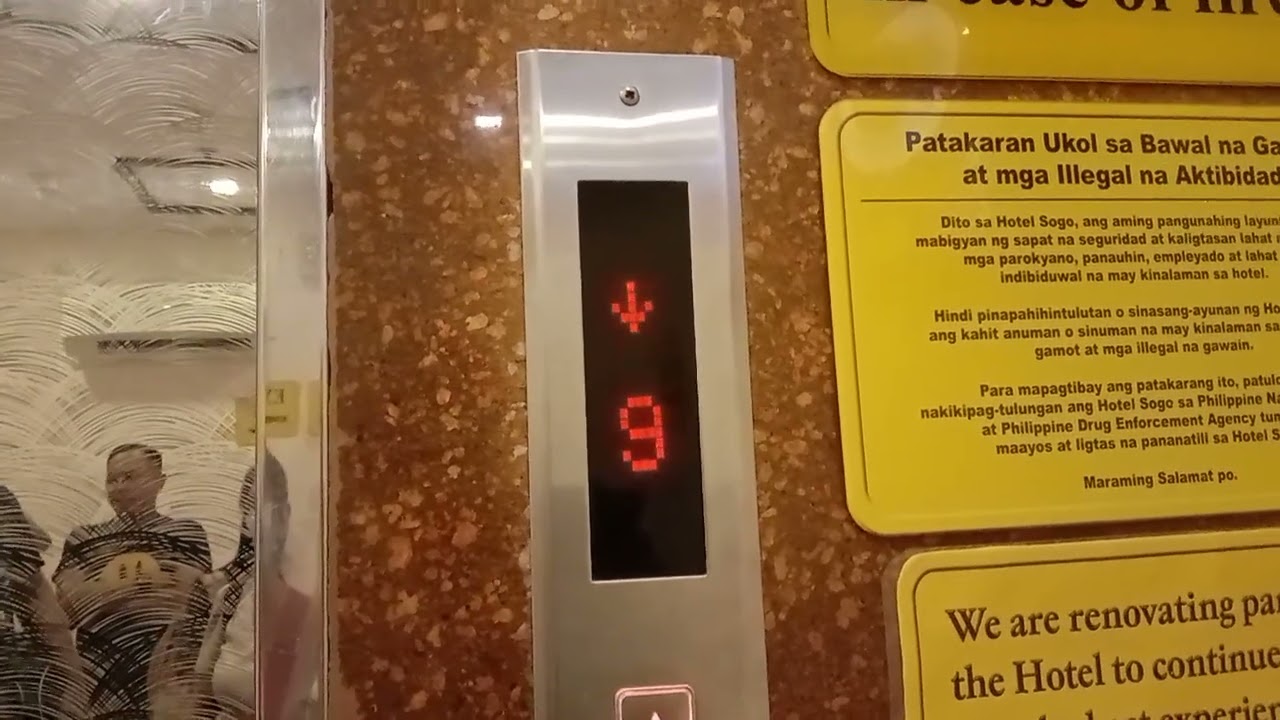 Fuji Elevator at SOGO Hotel Sta Mesa