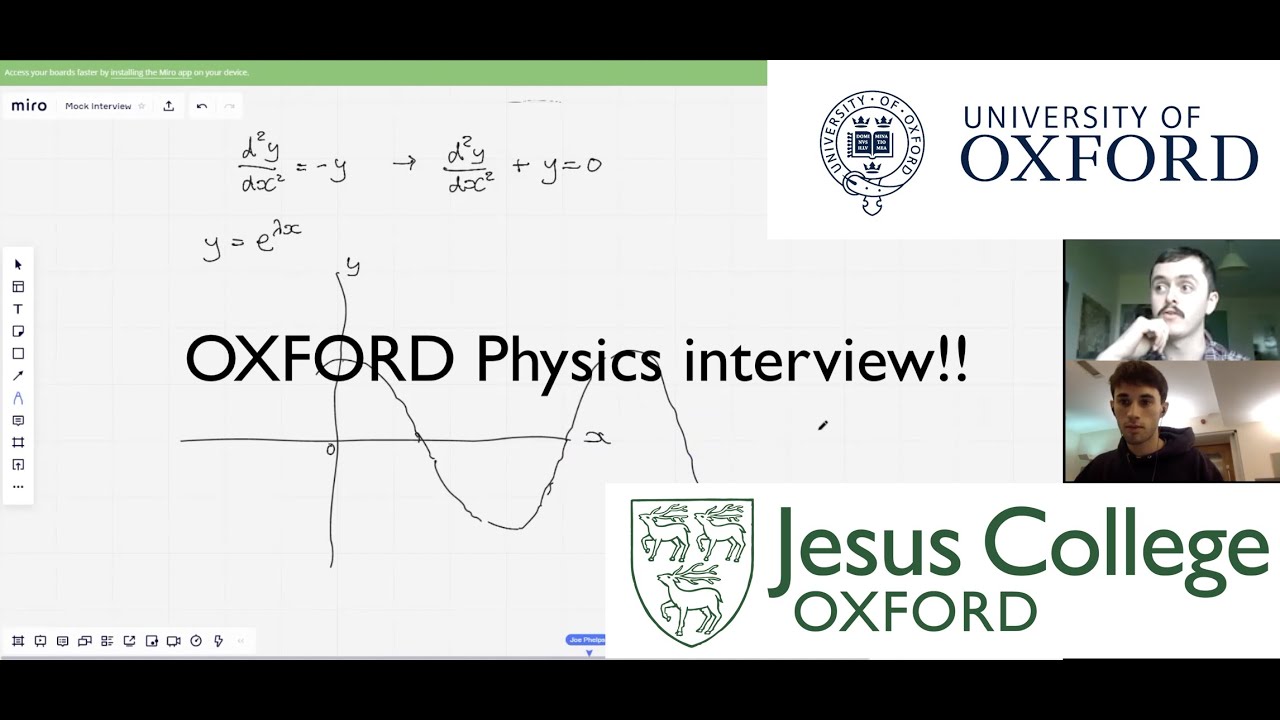 OXFORD Physics Interview!! YouTube