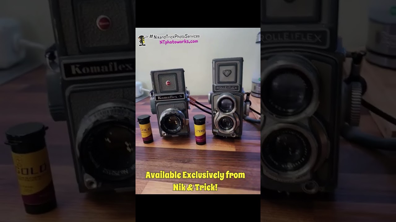 Shanghai 127 Gold Colour Film for Baby Rolleiflex etc