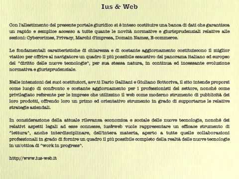 Ius&web - Giornale radio CNR del 6.12.2010