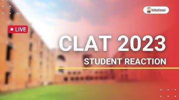 CLAT Exam Student Reaction 🔴 | CLAT  Exam Analysis 2023 | Hitbullseye