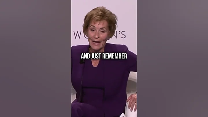 Judge Judy's Truth: It's NEVER Too Late for Your Dreams! ✨👵