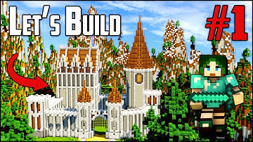Minecraft 1.14 Medieval Castle Timelapse: Let