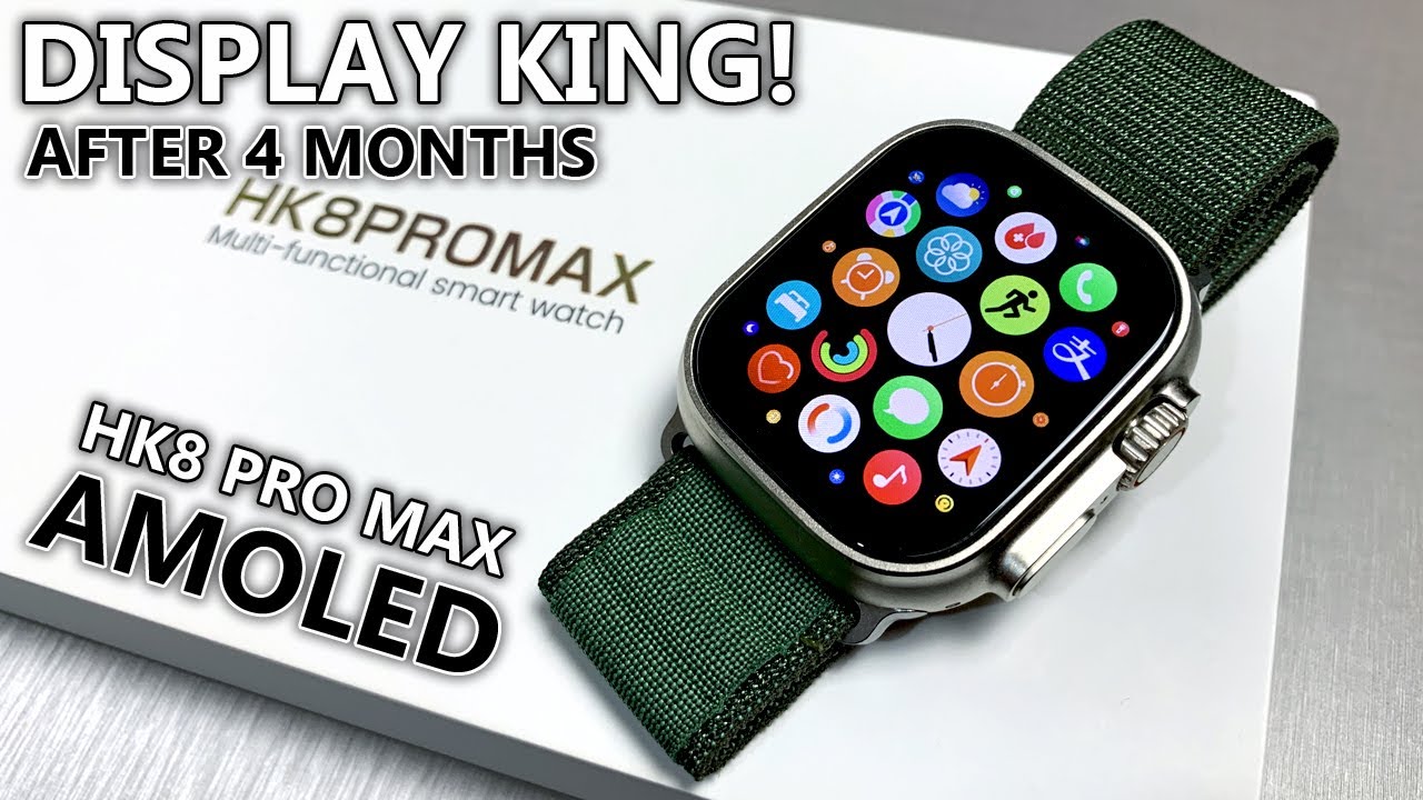 HK8 Pro Max AMOLED KING! Full Review After 4 Months! Still the Best! Apple  Watch Ultra Copy - ASMR 