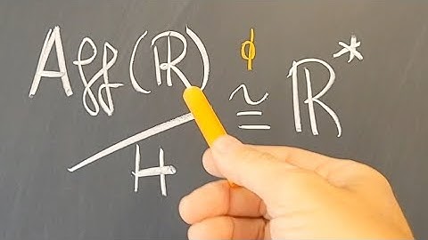 A quotient group of the affine group