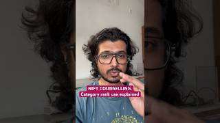 NIFT COUNSELLING. Category rank use explained #nift #admission