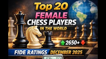 Top 20 Female Chess Players in the World | FIDE Ratings (December 2025)
